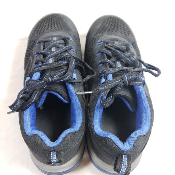 Herman Survivors Womens Size 6 Steel Toe Safety Shoes Black & Blue Composite Toe - Picture 7 of 9